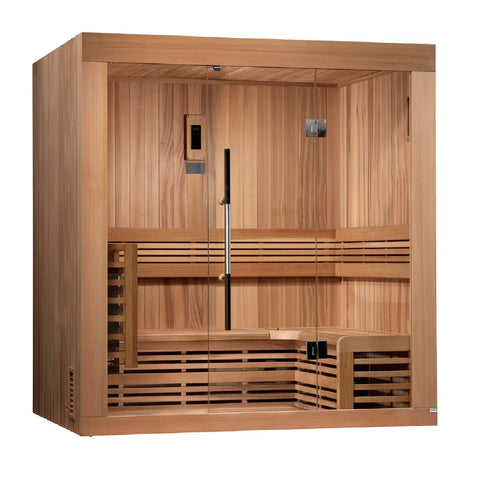 Retired in 2024*** Golden Designs "Copenhagen" 3 Person Traditional Sauna (GDI-7389-01)