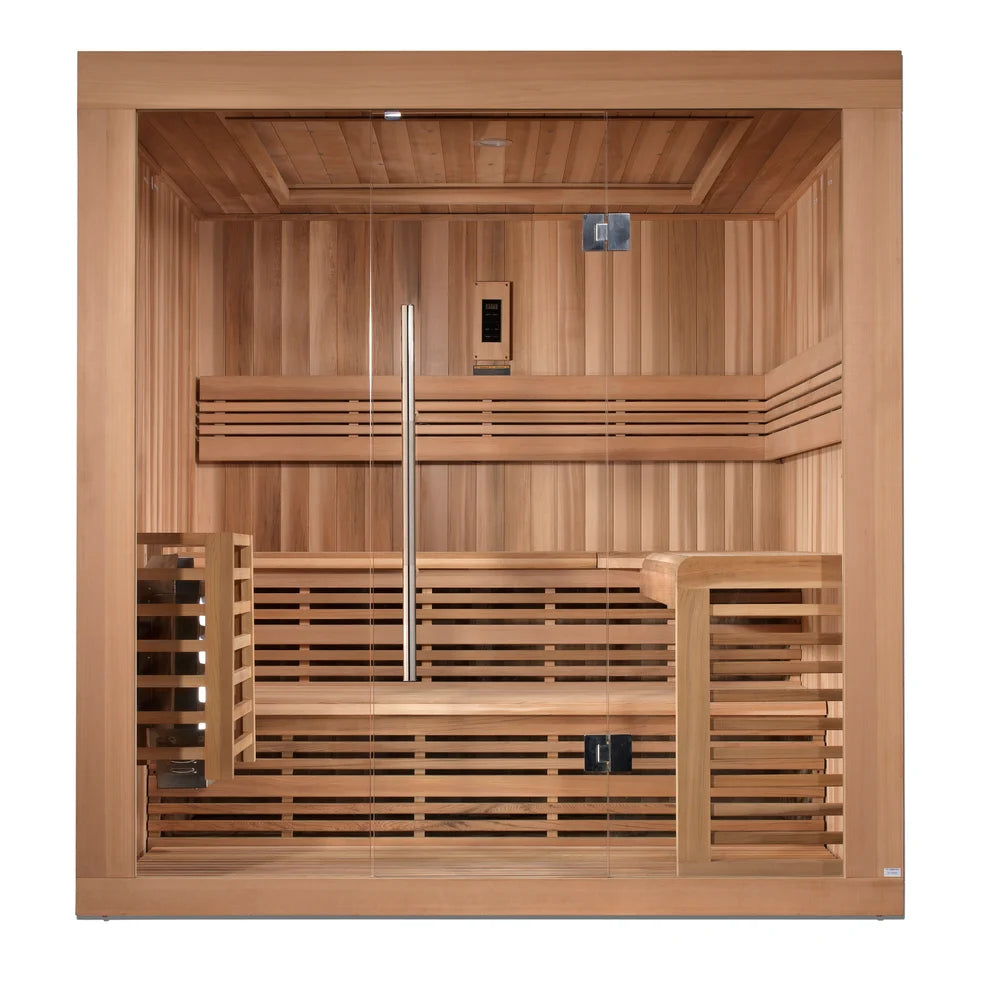 Retired in 2025*** Golden Designs "Osla" 4-6 Person Traditional Sauna (GDI-7689-01)