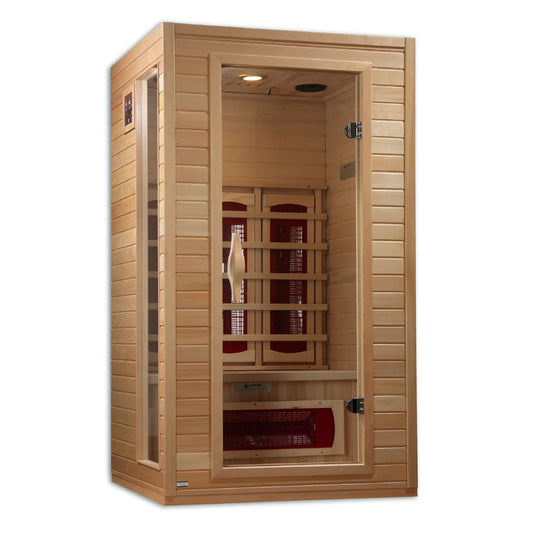 Retired in 2020*** Dynamic "Cindy" 1-2 Person Ceramic FAR IR Sauna (DYN-9101-01)