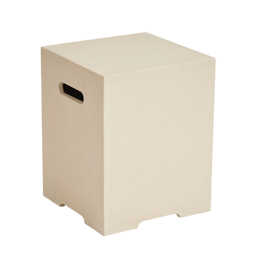 Elementi Plus Square Marble Porcelain Tank Cover -15.9x15.9x20”