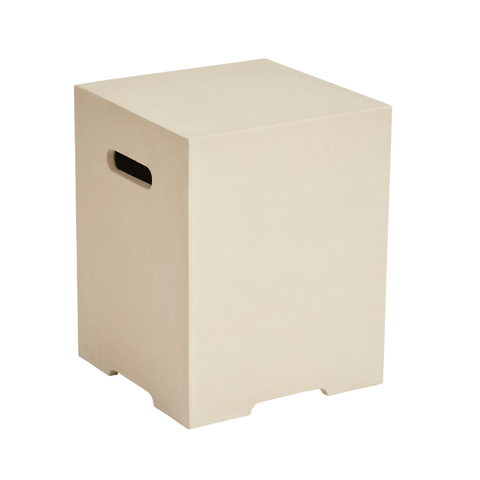 Elementi Plus Square Marble Porcelain Tank Cover -15.9x15.9x20”