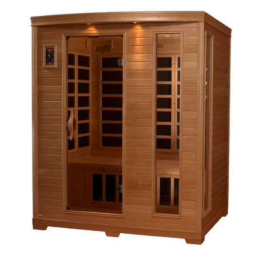 Retired in 2020*** Golden Designs 3 Person Low EMF Far IR Sauna (GDI-6444-01)