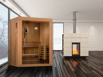 *Retired in 2024*** Golden Designs "Sundsvall Edition" 2 Person Traditional Sauna (GDI-7289-01)