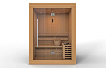 *Retired in 2024*** Golden Designs "Sundsvall Edition" 2 Person Traditional Sauna (GDI-7289-01)