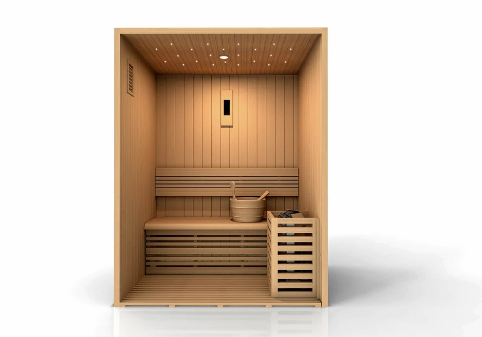 *Retired in 2024*** Golden Designs "Sundsvall Edition" 2 Person Traditional Sauna (GDI-7289-01)