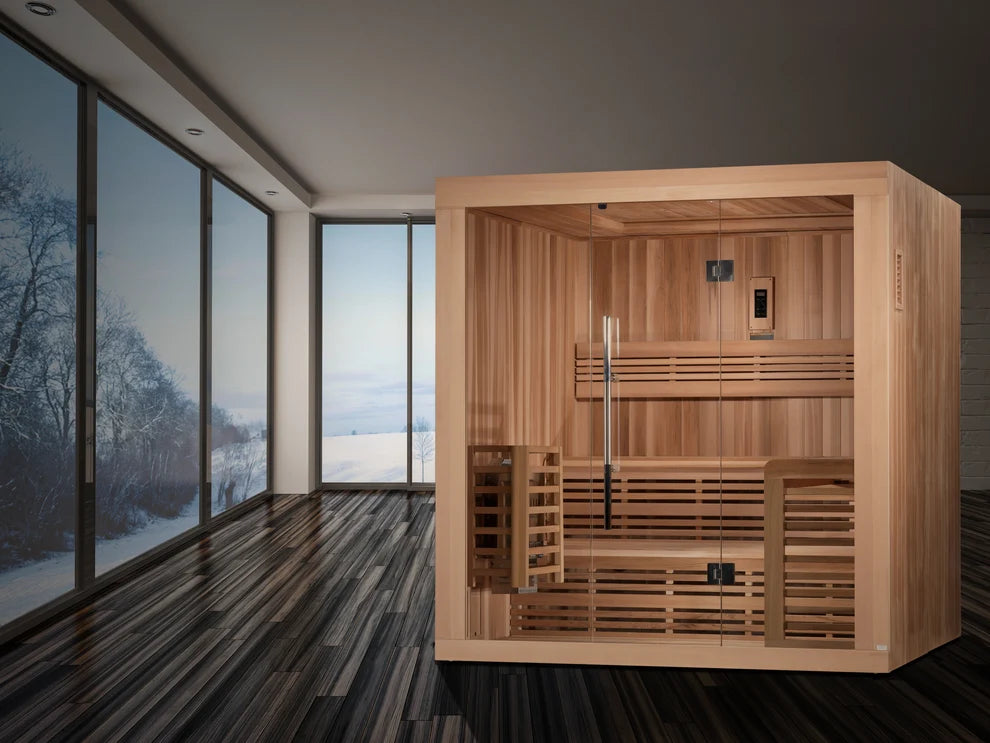 Retired in 2025*** Golden Designs "Osla" 4-6 Person Traditional Sauna (GDI-7689-01)