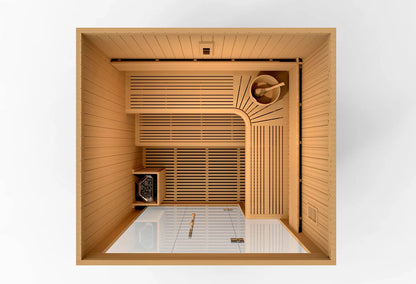 Retired in 2025*** Golden Designs "Osla" 4-6 Person Traditional Sauna (GDI-7689-01)