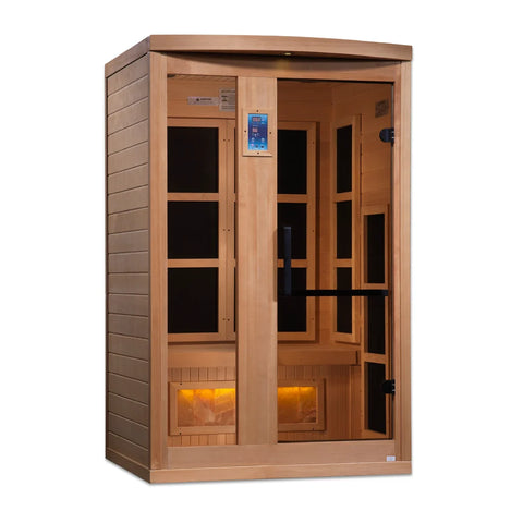 Retired in 2024*** Golden Designs "Hotel Edition" 2 Person Near Zero EMF with Himalayan Salt Bar (GDI-8020-H2)