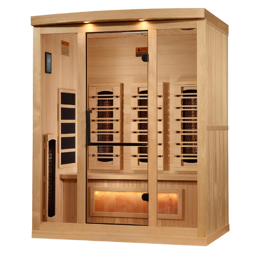 2025 Golden Designs "Reserve Edition" 3 Person Full Spectrum with Himalayan Salt Bar (GDI-8030-03)