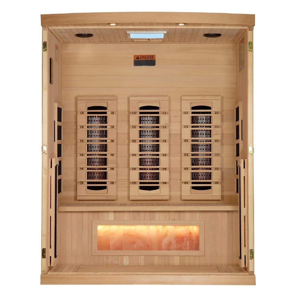 2025 Golden Designs "Reserve Edition" 3 Person Full Spectrum with Himalayan Salt Bar (GDI-8030-03)