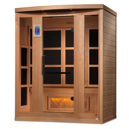 Retired in 2024*** Golden Designs "Hotel Edition" 3 Person Near Zero EMF with Himalayan Salt Bar (GDI-8030-H3)