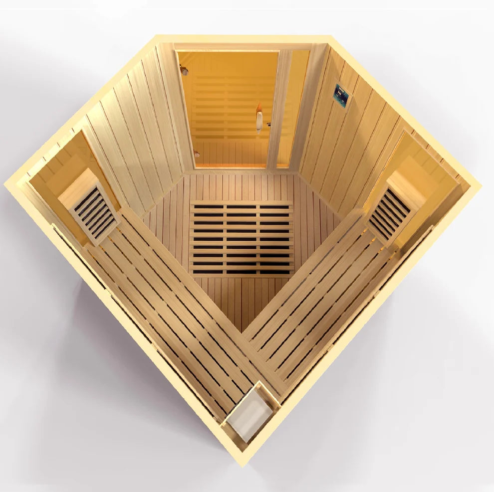 Retired in 2021*** Golden Designs "Reserve Edition" 4-5 Person Full Spectrum Sauna (GDI-8065-01)