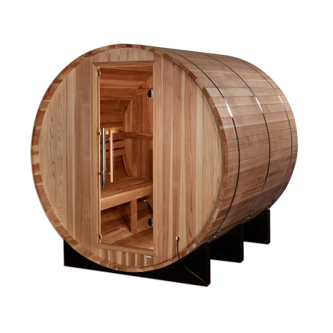 Golden Designs "Arosa" 4 Person Barrel Traditional Sauna (GDI-B004-01)