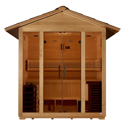 Golden Designs "Vorarlberg" 5 Person Traditional Outdoor Sauna (GDI-8105-01)