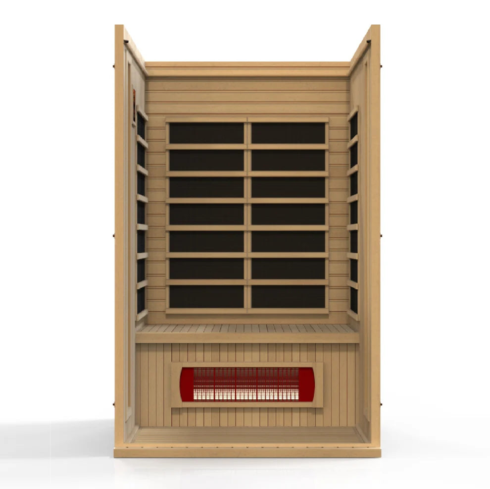 Maxxus "Serenity" Dual Tech 2 Person Low EMF FAR IR Sauna (MX-LS2-01)