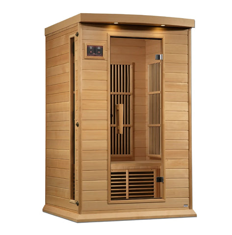 Maxxus 2 Person Near Zero EMF FAR IR Sauna (MX-K206-01-ZF HEM)
