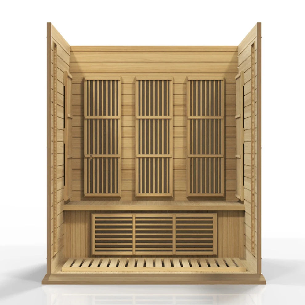 Maxxus 3 Person Low EMF FAR IR Sauna (MX-K306-01)