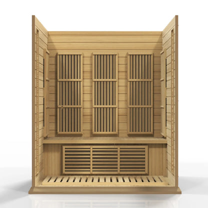 Maxxus 3 Person Low EMF FAR IR Sauna (MX-K306-01)