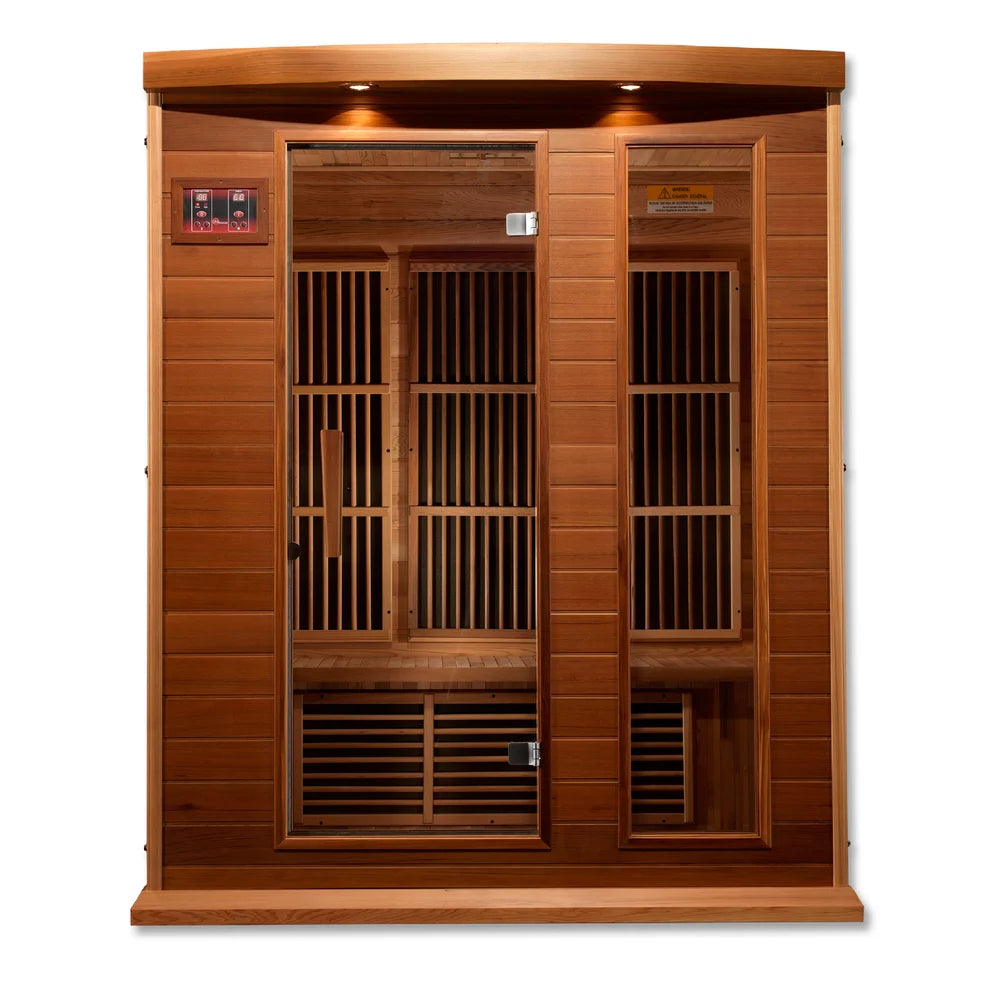 Maxxus 3 Person Low EMF FAR IR Sauna (MX-K306-01-CED)