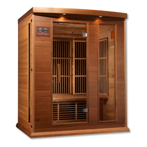Maxxus 3 Person Low EMF FAR IR Sauna (MX-K306-01-CED)