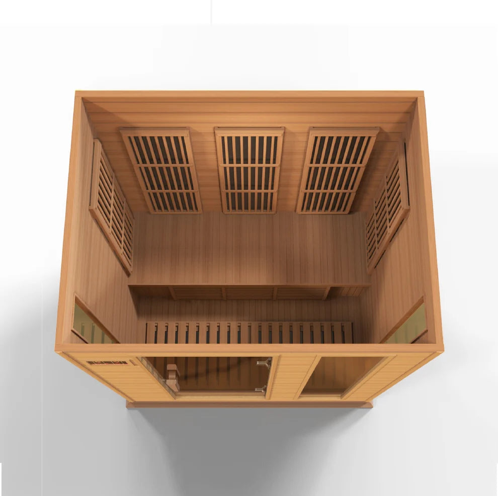 Maxxus 3 Person Low EMF FAR IR Sauna (MX-K306-01-CED)