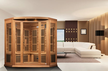 Maxxus 3 Person Low EMF FAR IR Sauna (MX-K356-01 CED)