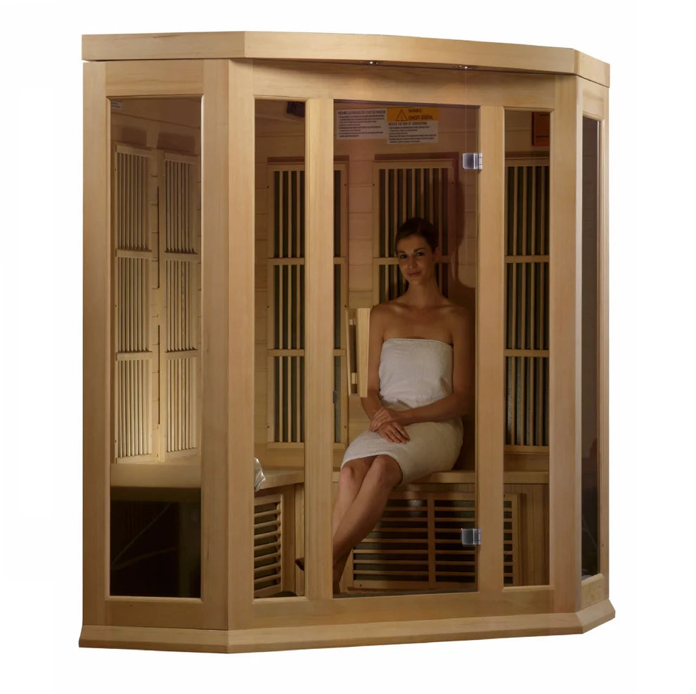 Maxxus 3 Person Low EMF FAR IR Sauna (MX-K356-01)