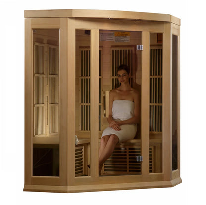 Maxxus 3 Person Low EMF FAR IR Sauna (MX-K356-01)