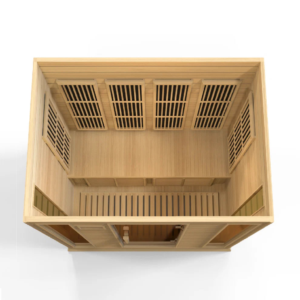 Maxxus 4 Person Low EMF FAR IR Sauna (MX-K406-01)