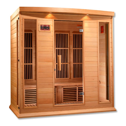 Maxxus 4 Person Low EMF FAR IR Sauna (MX-K406-01)