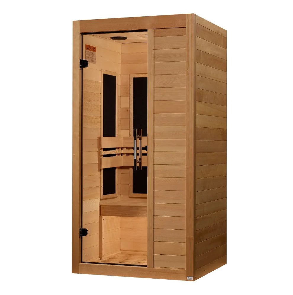Maxxus "S-Line" 1 Person Low EMF FAR IR Sauna (MX-S106-01)