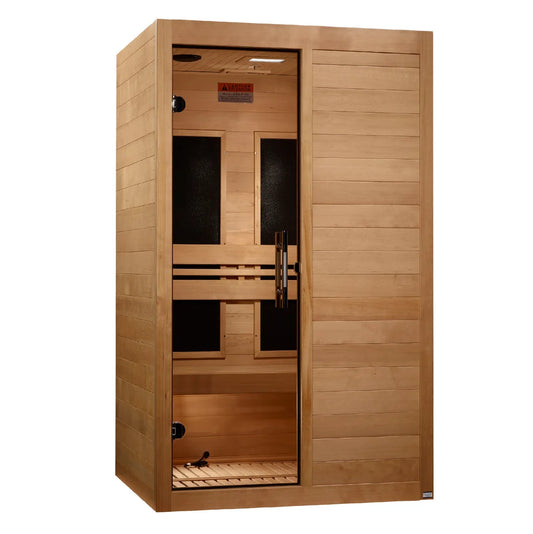 Maxxus "S-Line" 2 Person Ultra Low EMF FAR IR Sauna (MX-S206-01 ELITE)