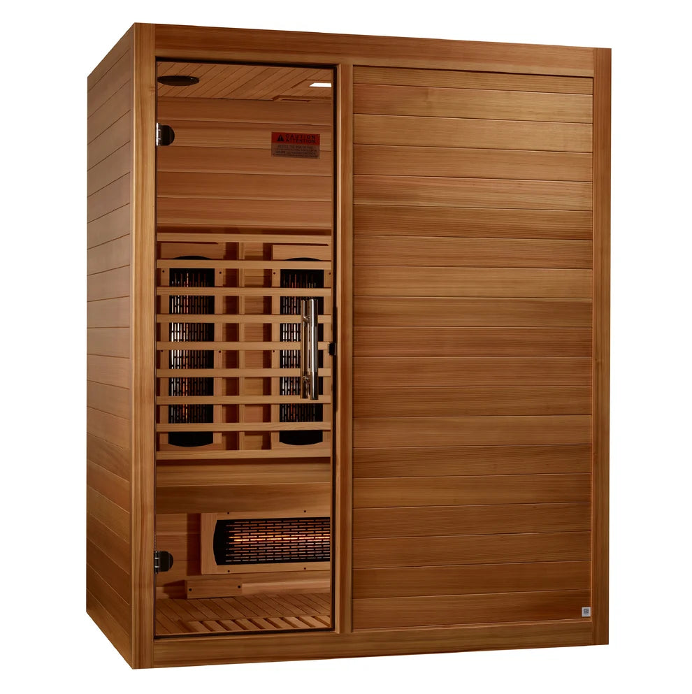 Maxxus "S-Line" 3 Person Full Spectrum IR Sauna (MX-S306-01-FS-PC)