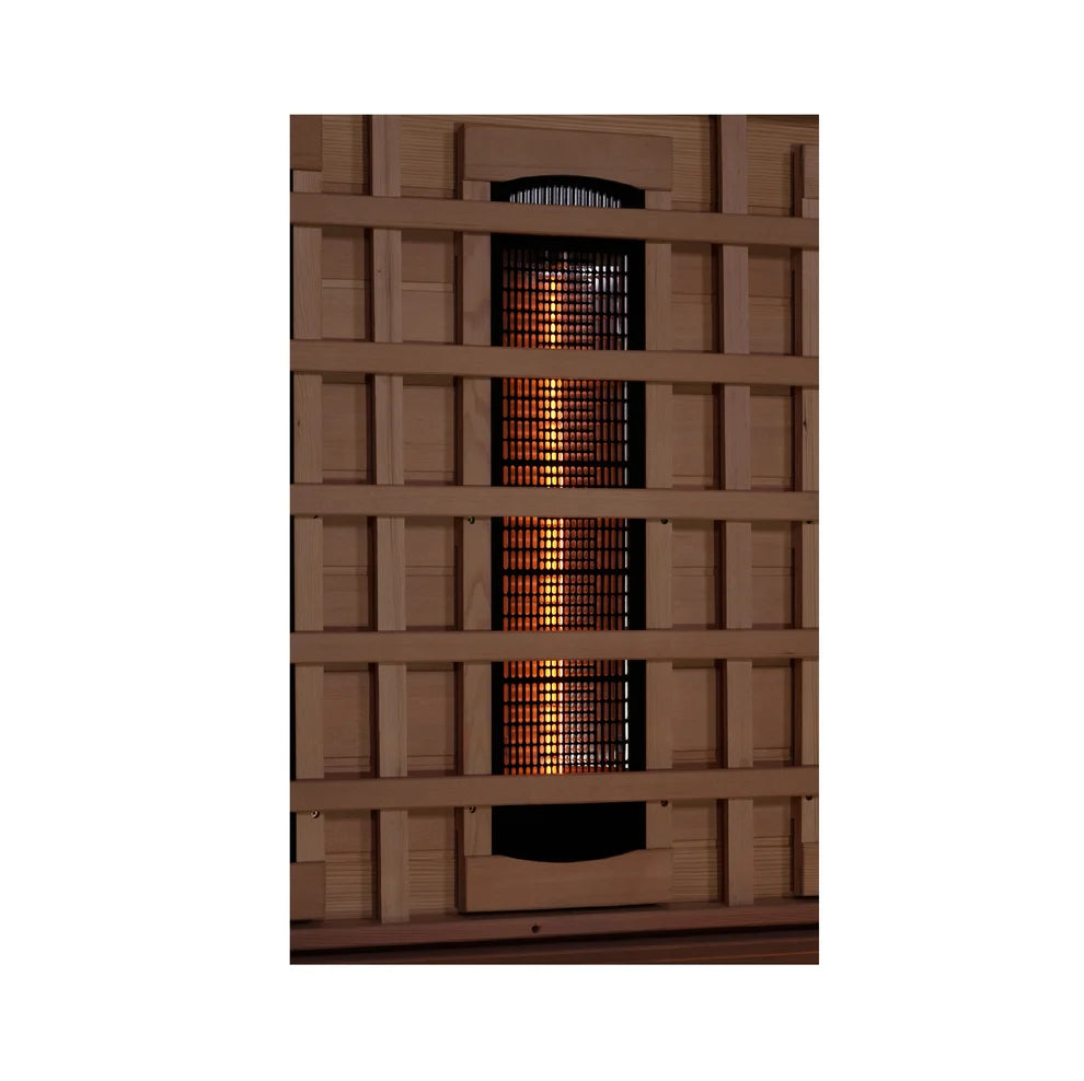 Golden Designs "Reserve Edition" 3 Person Near Zero EMF Full Spectrum with Himalayan Salt Bar (GDI-8230-01)