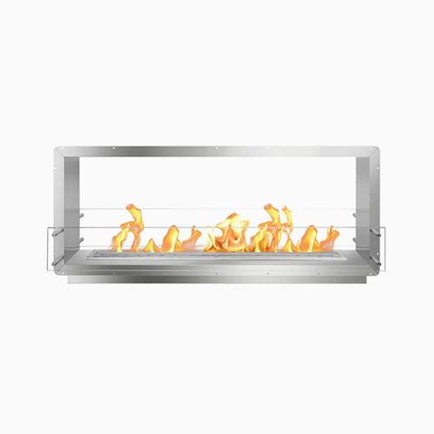Bioflame 60" Firebox – Double-sided Spacer Mount with 48" Burner – Stainless Steel