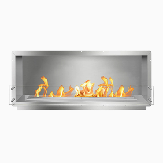 Bioflame 60" Firebox – Single-sided Flush Mount with 48" Burner – Stainless Steel