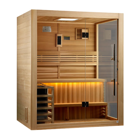 Golden Designs "Hanko" 2-3 Person Traditional Sauna (GDI-7202-01)