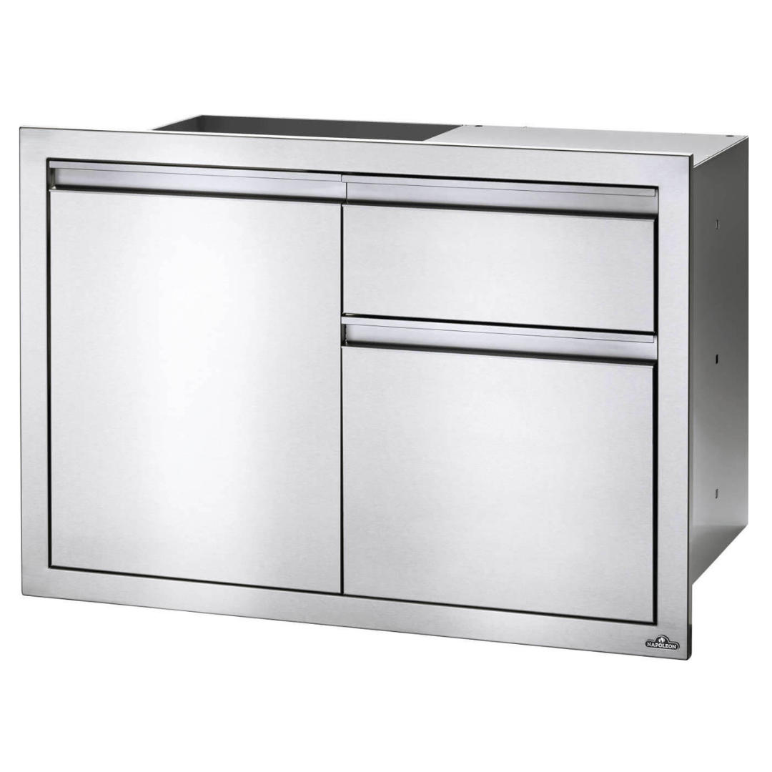 Napoleon 36 x 24 inch Single Door & Waste Bin Drawer